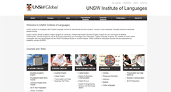 Desktop Screenshot of languages.unsw.edu.au