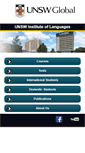 Mobile Screenshot of languages.unsw.edu.au