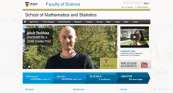 Desktop Screenshot of maths.unsw.edu.au