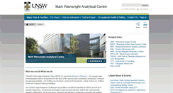 Desktop Screenshot of analytical.unsw.edu.au