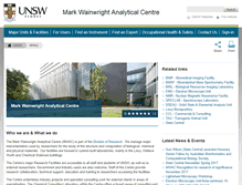 Tablet Screenshot of analytical.unsw.edu.au