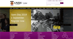 Desktop Screenshot of law.unsw.edu.au