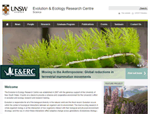 Tablet Screenshot of eerc.unsw.edu.au