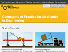 Tablet Screenshot of adaptive-mechanics.eng.unsw.edu.au