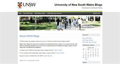 Desktop Screenshot of blogs.unsw.edu.au