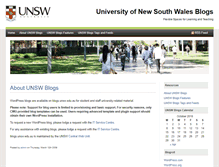 Tablet Screenshot of blogs.unsw.edu.au