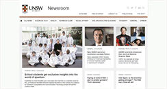Desktop Screenshot of newsroom.unsw.edu.au