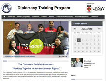 Tablet Screenshot of dtp.unsw.edu.au