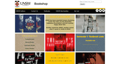 Desktop Screenshot of bookshop.unsw.edu.au