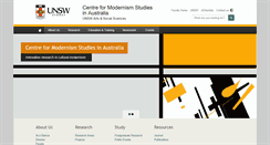 Desktop Screenshot of cmsa.arts.unsw.edu.au