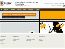 Tablet Screenshot of cmsa.arts.unsw.edu.au