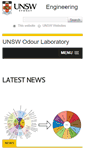 Mobile Screenshot of odour.unsw.edu.au