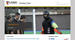 Desktop Screenshot of hockey.unsw.edu.au