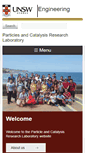 Mobile Screenshot of pcrg.unsw.edu.au