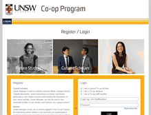 Tablet Screenshot of co-op.careermanager.unsw.edu.au