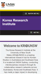 Mobile Screenshot of kri.unsw.edu.au