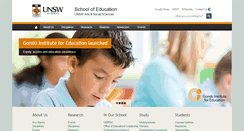 Desktop Screenshot of education.arts.unsw.edu.au