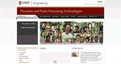 Desktop Screenshot of manufacturing.unsw.edu.au