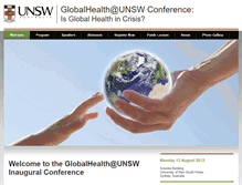 Tablet Screenshot of globalhealth.unsw.edu.au