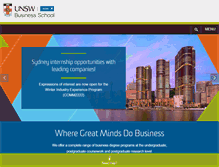 Tablet Screenshot of business.unsw.edu.au