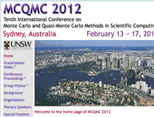 Tablet Screenshot of mcqmc2012.unsw.edu.au